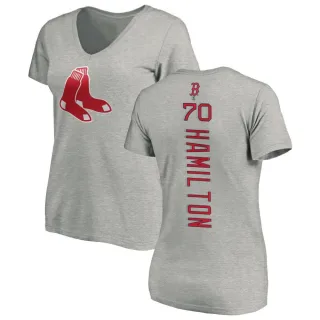 Caleb Hamilton Boston Red Sox Youth Scarlet Roster Name & Number T