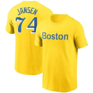 Kenley Jansen Boston Red Sox Men's Scarlet Roster Name & Number T-Shirt 